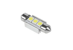 shumee LED autožiarovka (Canbus) SV8,5 11x36mm 3x5050 SMD, biela