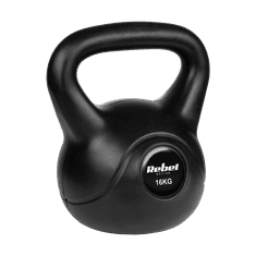 shumee Bitúmenový kettlebell 16 kg REBEL ACTIVE