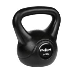 shumee Bitúmenový kettlebell 14 kg REBEL ACTIVE