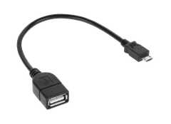 shumee USB kábel, A zásuvka - micro USB zástrčka, 20 cm