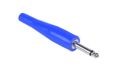shumee Jack zástrčka 6,3 mono guma, modrá