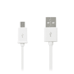 shumee Zástrčka USB kábla - microUSB zástrčka, biela