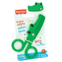 GIM Fisher-Price Crocodile bezpečnostné nožnice 13 cm