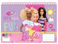 GIM Špirálový skicár Barbie Happy Thoughts A/4, 30 listov