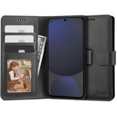 Tech-protect Wallet knižkové puzdro na Samsung Galaxy S24 FE, čierne