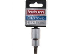 Fortum Hlavica zástrčná 1/2" hrot TORX, T50, L 55mm