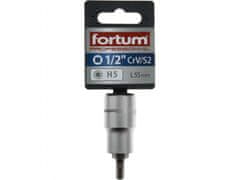 Fortum Hlavica zástrčná 1/2" imbus, H 5, L 55mm