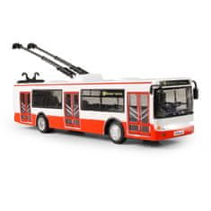 Rappa Trolejbus ktorý hlási zastávky česky 28 cm