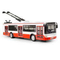 Rappa Trolejbus ktorý hlási zastávky česky 28 cm