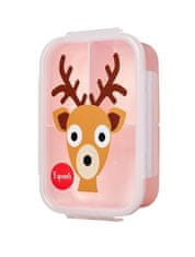 3 Sprouts Krabička na jedlo Bento Deer Pink