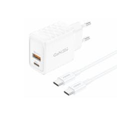 Foneng Rýchlonabíjačka EU56 GaN s káblom USB-C 20W biela