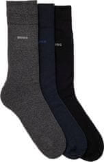 Hugo Boss 3 PACK - pánske ponožky BOSS 50484005-963 (Veľkosť 40-46)