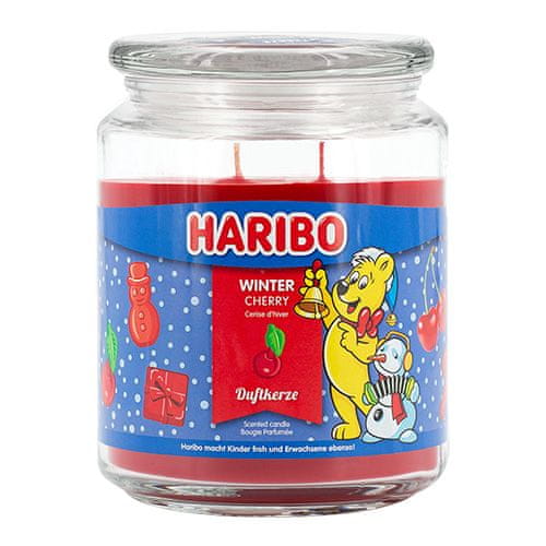 Haribo Sviečka v sklenenej dóze , Zimné čerešne, 510 g