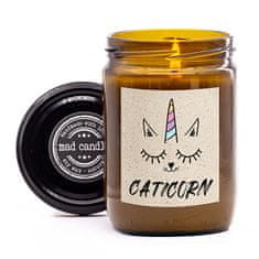 Sviečka v sklenenej dóze Mad Candle, Caticorn, 360 g