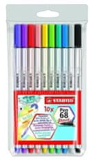 Stabilo Fix Pen 68 Brush 10 farieb