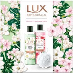 Lux Botanicals vianočný balíček pre ženu so sprchovou hubou