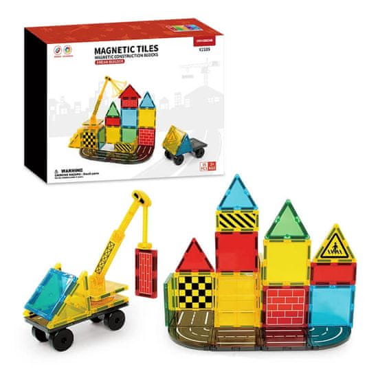 Magnetic Tiles Magnetická stavebnica Dream Builder 35ks sada - Magnetic Tiles