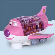 CAB Toys Airliner pre deti tancujúce lietadlo - pink