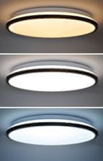 Solight Solight LED osvetlenie s diaľkovým ovládačom Jamil, 48W, 3360lm, 40cm, zmena chromatičnosti, stmievateľné WO8011