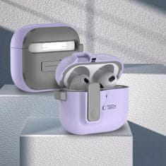 Tech-protect Slim Hook puzdro na Apple AirPods 4, fialové