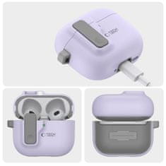 Tech-protect Slim Hook puzdro na Apple AirPods 4, fialové