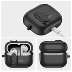 Tech-protect Slim Hook puzdro na Samsung Galaxy Buds 3 / 3 Pro, čierne