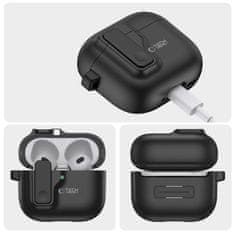 Tech-protect Slim Hook puzdro na Apple AirPods 4, čierne