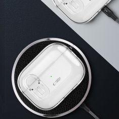 Tech-protect Slim Hook puzdro na Apple AirPods Pro 1 / 2, priesvitné