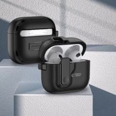 Tech-protect Slim Hook puzdro na Apple AirPods 4, čierne