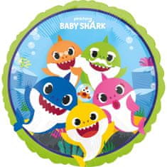 Amscan Štandardné fóliový balón Baby Shark 43 cm -