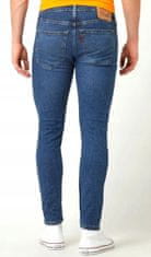 Levis  Pánske Rifle extrem skinny 519 Super Skinny Fit Hi Ball Modrá 29