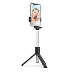 IZMAEL Teleskopický selfie stick WRY1S s trojnožkou - 70 cm - Čierna KP34933