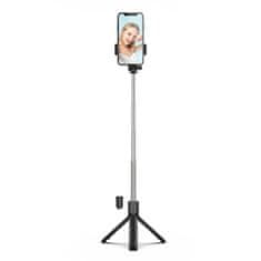 IZMAEL Teleskopický selfie stick WRY1S s trojnožkou - 70 cm - Čierna KP34933