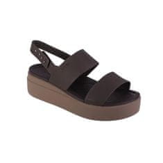 Crocs Sandále hnedá 39 EU Brooklyn Low Wedge