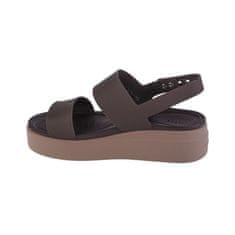 Crocs Sandále hnedá 39 EU Brooklyn Low Wedge