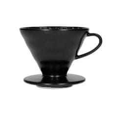 shumee Hario keramický Drip V60-02 Black