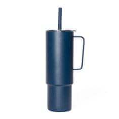 shumee MiiR - All Day Straw Cup Navy Blue - Termohrnček so slamkou 950ml