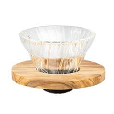 shumee Hario sklo Drip V60-01 - Olive Wood