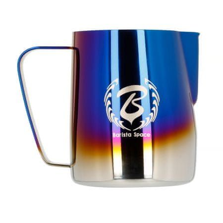 shumee Barista Space - Titanium Half Blue kanvička na mlieko 600ml