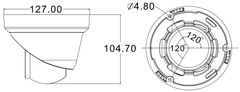 Avtech  DGM5206SVAT - 5MPX IP Dome kamera