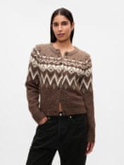 Gap Fair Isle crop kardigán XXL