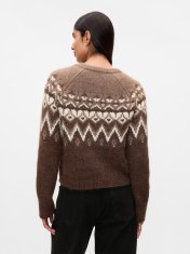 Gap Fair Isle crop kardigán XXL