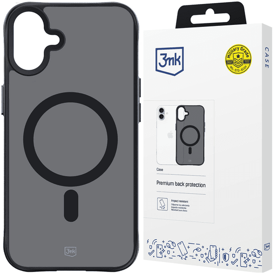 3MK APPLE IPHONE 16 PLUS - 3MK SMOKE MAGCASE