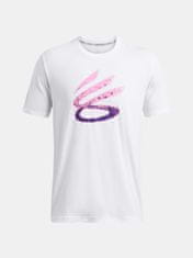 Under Armour Pánske tričko Under Armour Curry Logo Trend Tee-WHT L