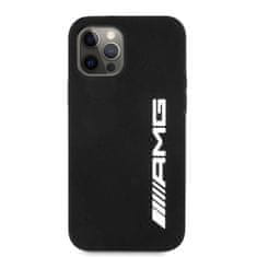 MERCEDES AMG AMHCP12LSGLBGN IPHONE 12 PRO MAX 6,7" CZARNY/BLACK HARDCASE SILICONE BIG LOGO