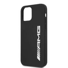 MERCEDES AMG AMHCP12LSGLBGN IPHONE 12 PRO MAX 6,7" CZARNY/BLACK HARDCASE SILICONE BIG LOGO