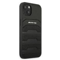 MERCEDES AMG AMHCP13SGSEBK IPHONE 13 MINI 5,4" CZARNY/BLACK HARDCASE LEATHER DEBOSSED LINES