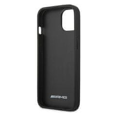 MERCEDES AMG AMHCP13SGSEBK IPHONE 13 MINI 5,4" CZARNY/BLACK HARDCASE LEATHER DEBOSSED LINES