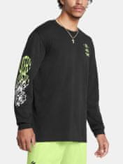 Under Armour Pánske tričko Under Armour Curry HW Verbiage LS Tee-BLK L