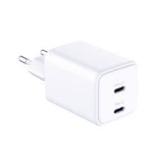 3MK ACCESSORIES - 3MK HYPER CHARGER PD 45W+USB CABLE C TO C WHITE